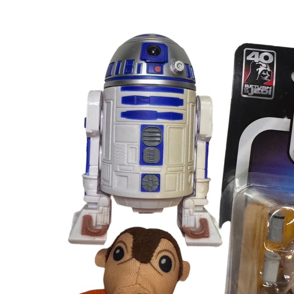 Star Wars Figures Lot: Black Series‎ Mandalorian Retro Kenner Plush Pop It! - Picture 7 of 7